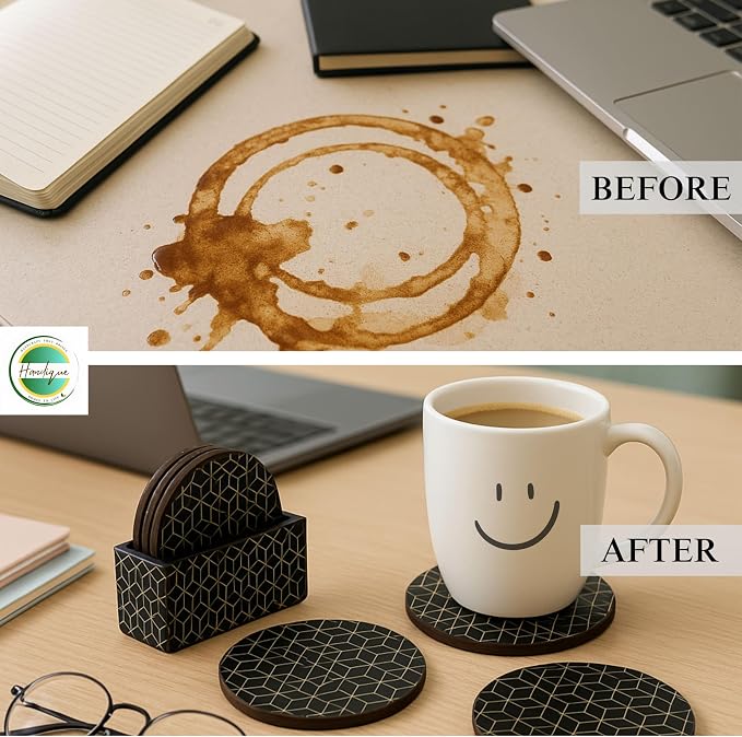 Wooden Coasters for Drinks - Image 5