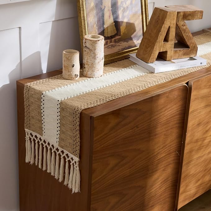 Baccessor Boho Macrame Table Runner - Image 5