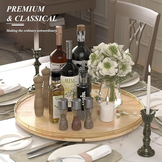 AMH 24-Inch Extra Large Lazy Susan - Image 4
