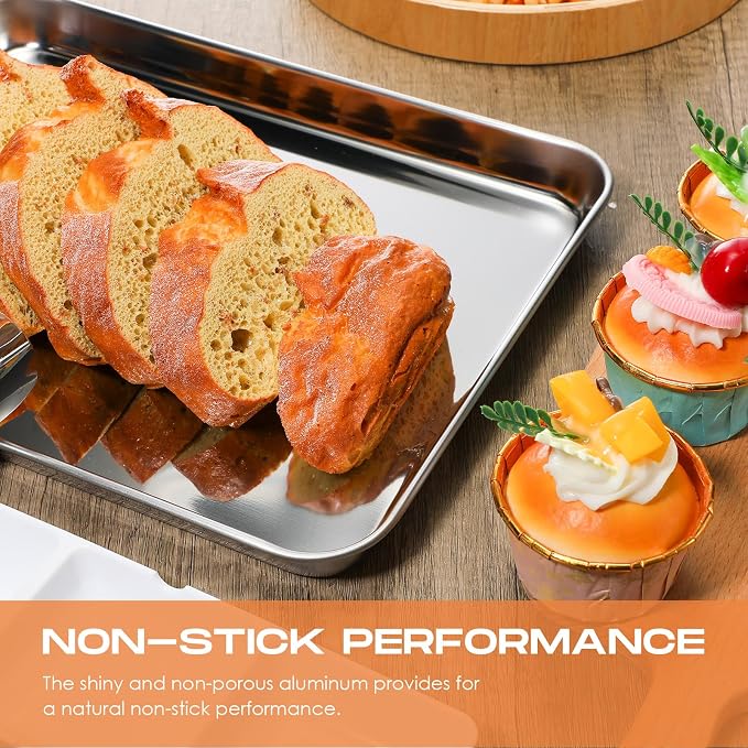 Zopeal 12 Pcs Metal Serving Trays - Image 6