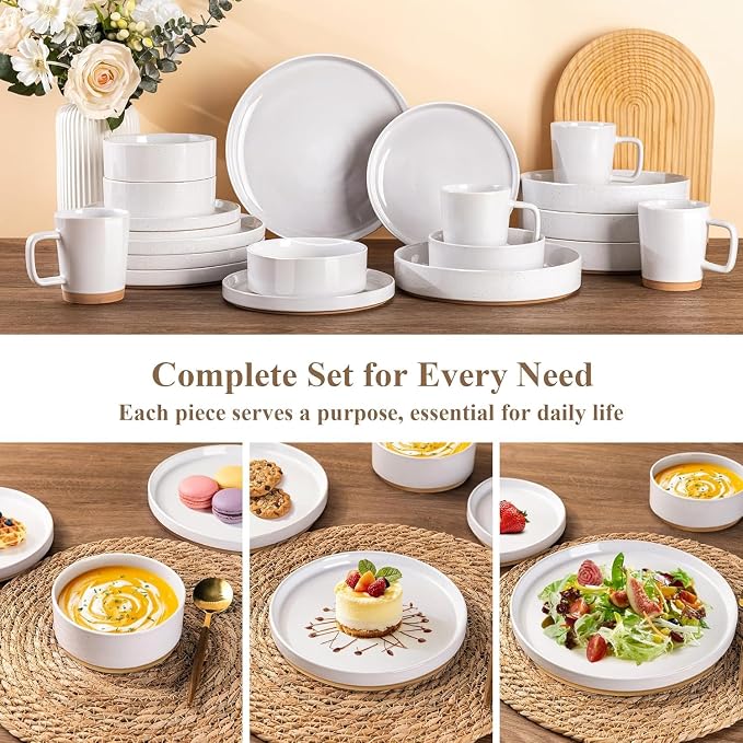 AmorArc Stoneware Dinnerware Sets - Image 7