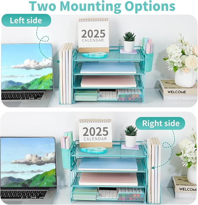Desk Organizer, 4-Tier Desktop File Organizer - Image 2