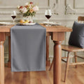 FOLINS&HOME Grey Waterproof Decorative Table Runner 90 Inches Long | 210GSM by FOLINSHOME