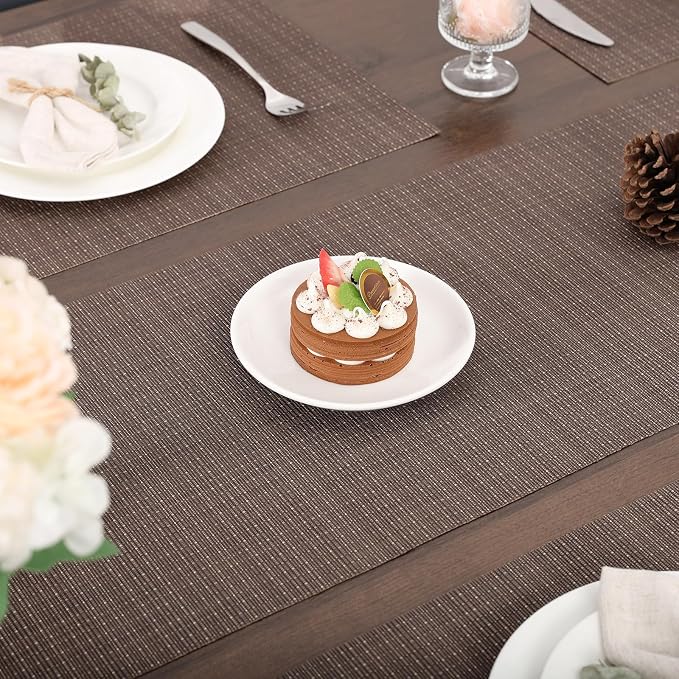 Myir JUN Table Runner Home Decor Dining Table Runners | Vinyl Table Runner 72 - Image 3