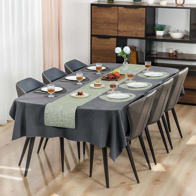 Faux Leather Placemats Set of 6, Dual Sided - Image 6