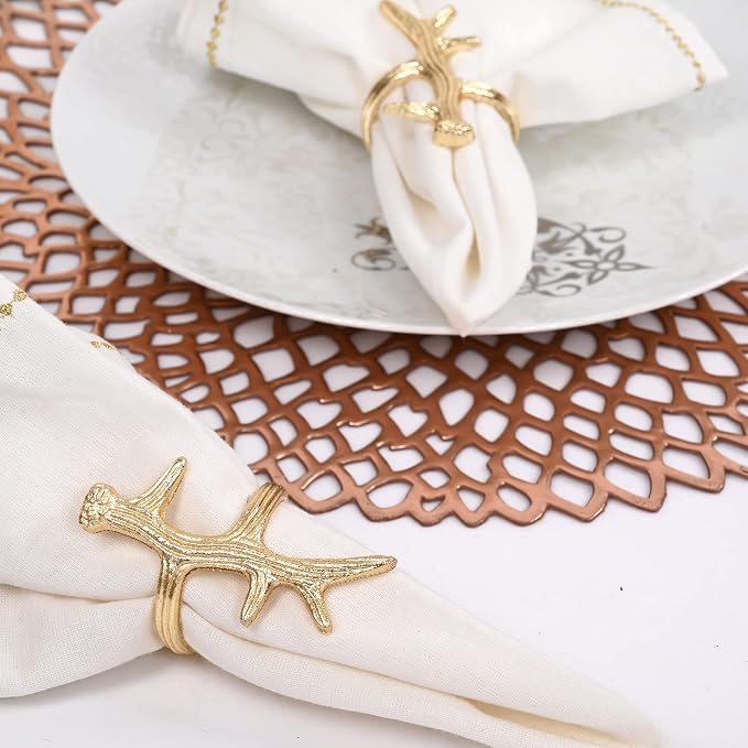 12 Pcs Napkin Rings Set - Image 8