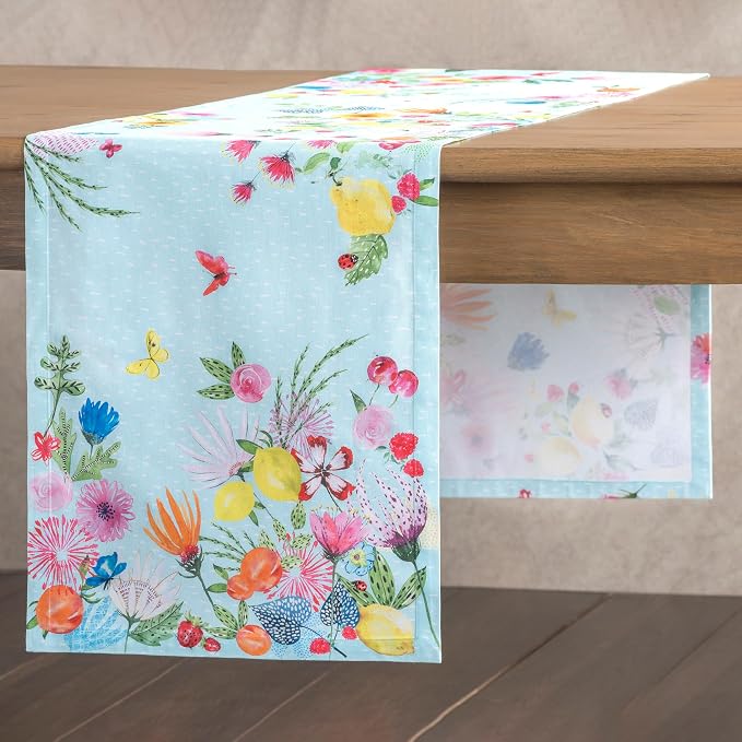 Maison d' Hermine Table Runner 100% Cotton 14.50" x 108" | Table Runners 108 - Image 8