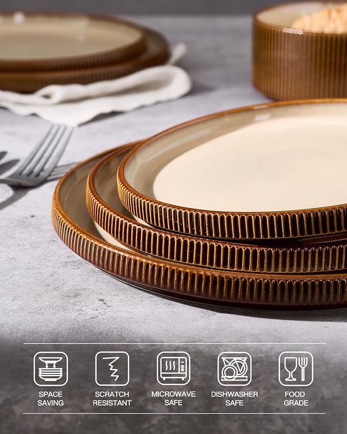 famiware Star 10/8 inches Salad Plates Set - Image 4