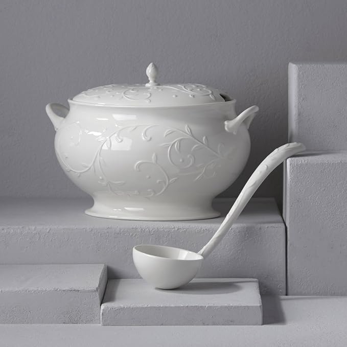 Lenox Opal Innocence Carved Covered Soup Tureen - Image 2
