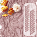 25 Pack Dusty Pink Cheesecloth Table Runner 17 x 108 Inch Gauze Table Runner by Unknown