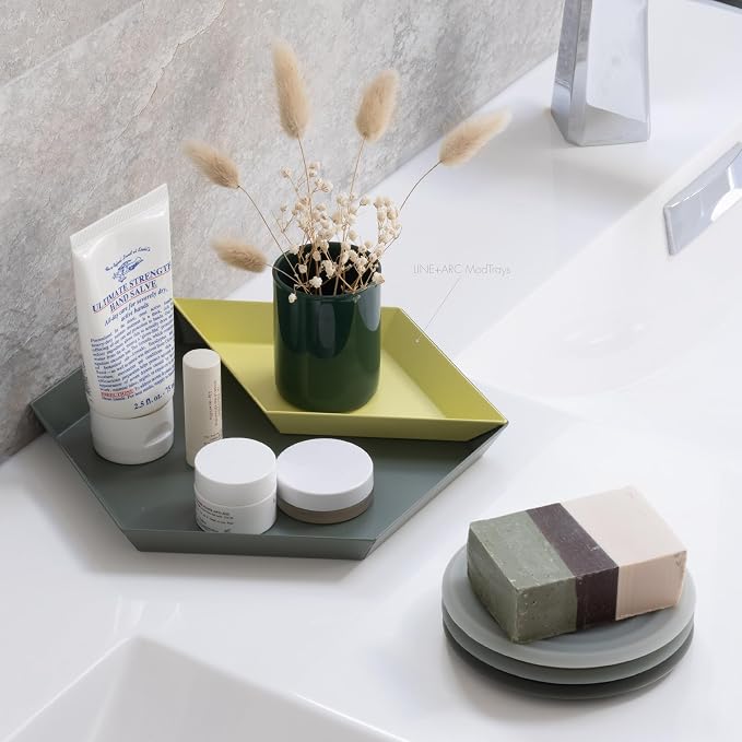 LINE+ARC Silicone Coasters feat. in NYT WireCutter (Winter Salad XL, 6 Pack | - Image 6