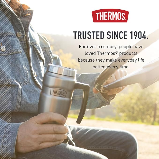 THERMOS Stainless King Vacuum-Insulated Travel Mug - 16oz - Image 7
