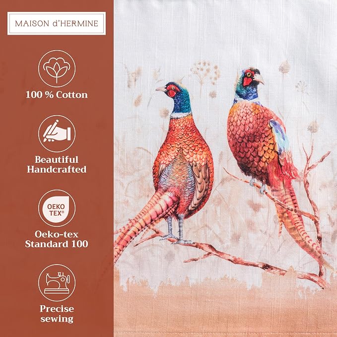 Maison d' Hermine Placemats Set of 4 Reusable 100% Cotton | Cloth Place Mats - Image 2