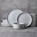 Famiware Star Stoneware Dinnerware Set, Reactive Glaze Plates & Bowls by Famiware