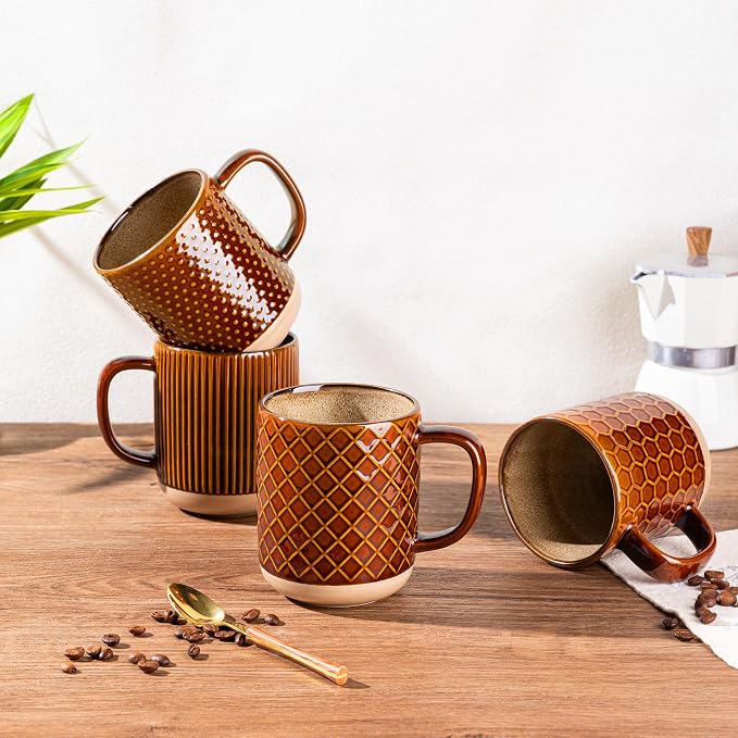 GBhome Coffee Mugs Set of 4, 16 oz Coffee Cups - Image 6