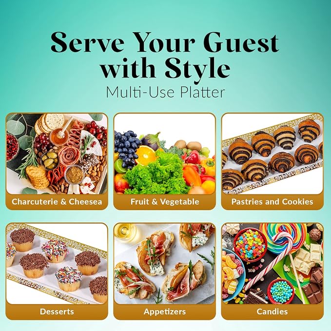 Disposable Serving Trays and Platters Set - Image 6