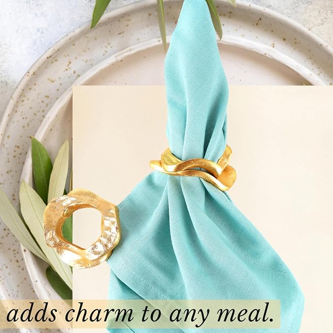 ALPHA Living HOME Modren Napkin Rings - Image 3