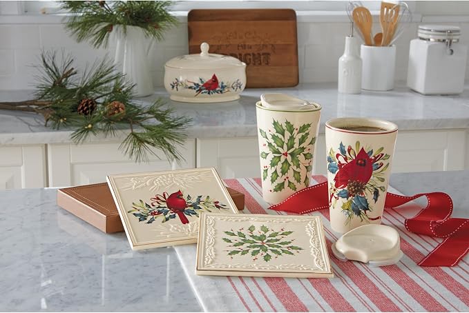 Lenox Holiday Porcelain Christmas Trivet, 6 Inch | heat-resistant | - Image 5