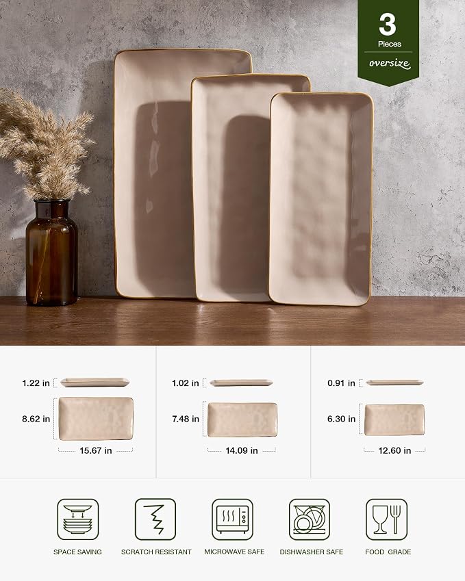 Famiware Serving Platters Set of 3 Sizes - Image 2