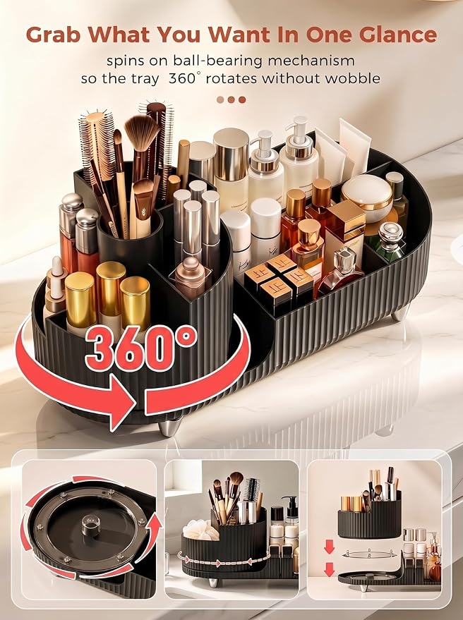 Booklov Rotating Makeup Organizer - Image 6