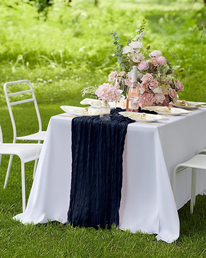 Pureegg 3-Pack Cheese Cloths Table Runner, Baby Shower, Wedding and Farmhouse - Image 7