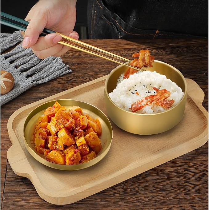 Stainless Steel Rice Bowl with Lid, - Image 6