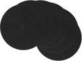SHACOS Round Braided Placemats Set of 6 Cotton Polyester Heavy Duty 15 inch by SHACOS