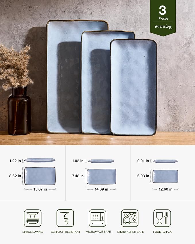 Famiware Serving Platters Set of 3 Sizes - Image 2