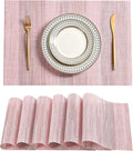 Leetaltree Misty Rose Placemats Set of 6 by Leetaltree-ArtatEveryTable