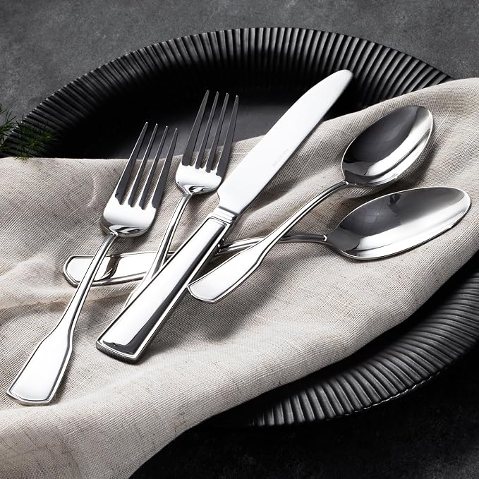 30 Piece Silverware Set for 6, 18/10 Stainless Steel | 18/10 Stainless Steel - Image 5