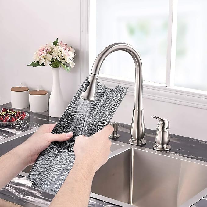 Aofmee Placemats, Placemats Set of 6, Heat Resistant Place Mats, Washable PVC - Image 2