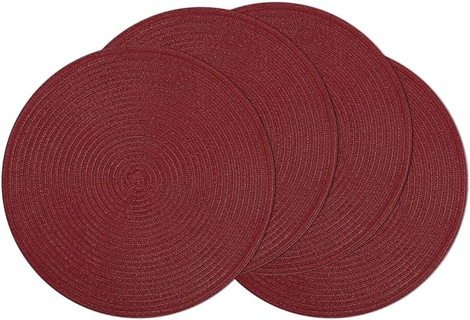 SHACOS Round Placemats Set of 4 by SHACOS