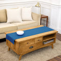 Solino Home 100% Pure Linen Table Runner Indigo Blue Hemstitch, 14 x 48 in | by SolinoHome