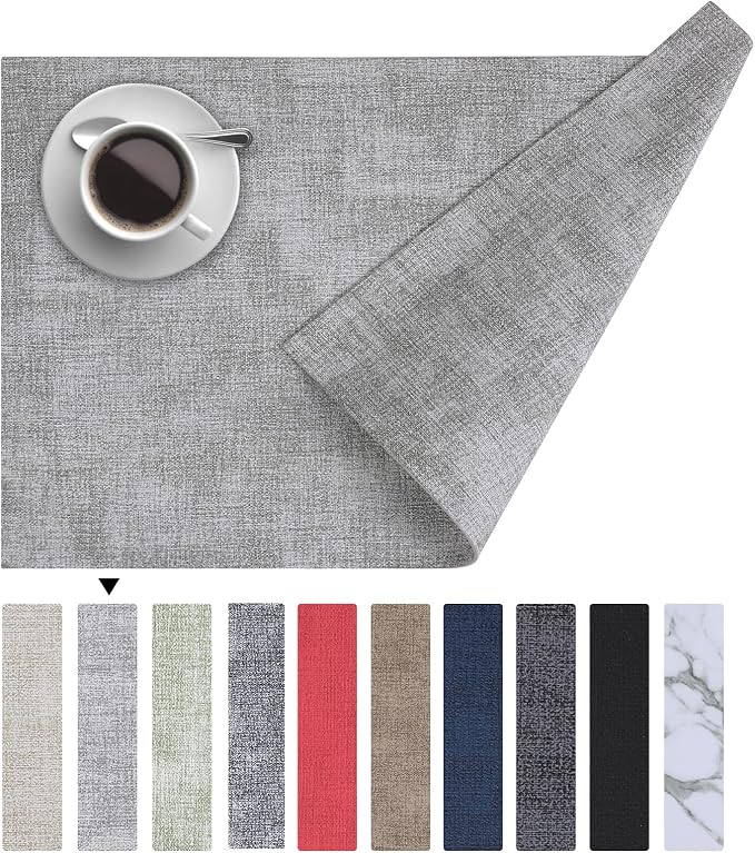 Homaxy PU Faux Leather Placemats by Homaxy