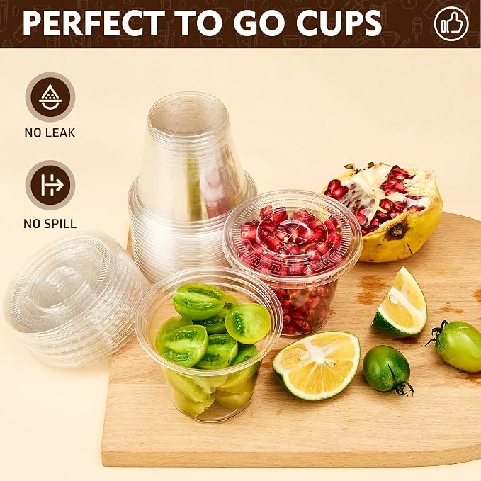 YEEHAW 9 oz 100 Pack Clear Plastic Cups - Image 5