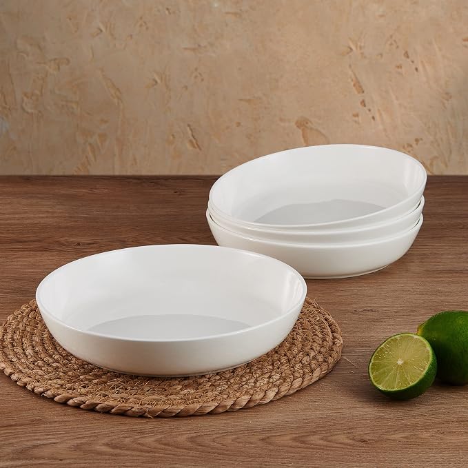 Mikasa Samantha Bone China Lightweight Chip Resistant Set of 4 Pasta Bowls Set - Image 5