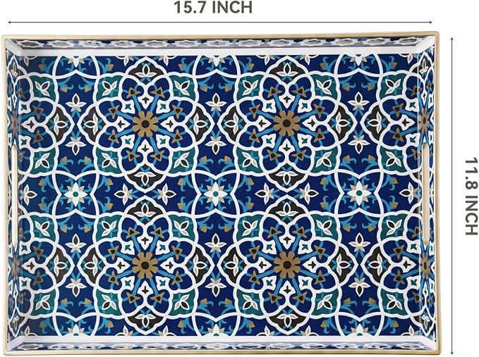 AGIOTA Coffee Table Trays for Living Room Serving Tray - Image 3