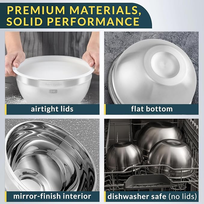 Stainless Steel Mixing Bowls - Image 5