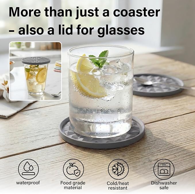 Silicone Drink Coasters Set of 2, Coaster - Image 4