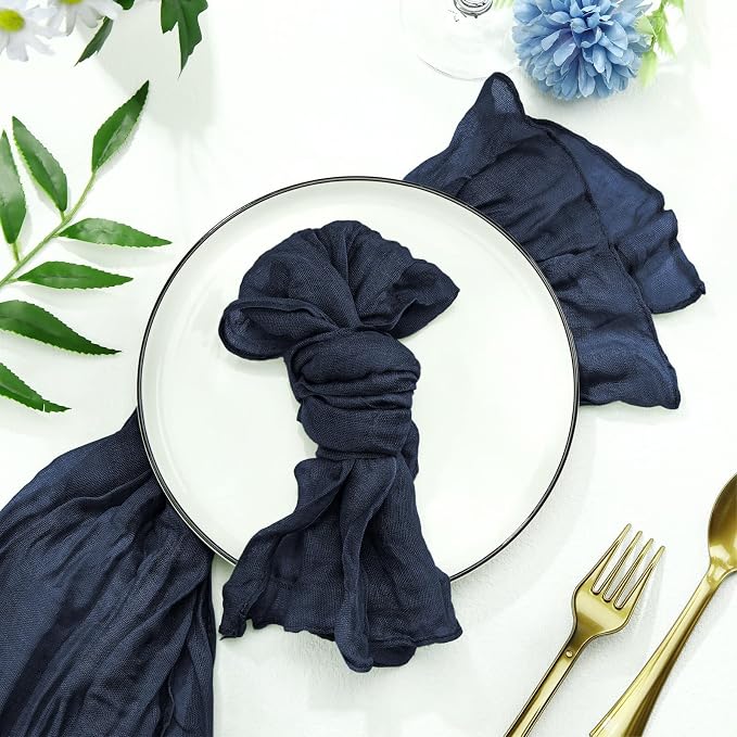 2 Pack Cheesecloth Table Runner 10Ft Christmas Gauze Boho Table Runners - Image 4