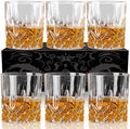 OPAYLY Whiskey Glasses Set of 6, Rocks Glasses, 10 oz Old Fashioned Tumblers by OPAYLY