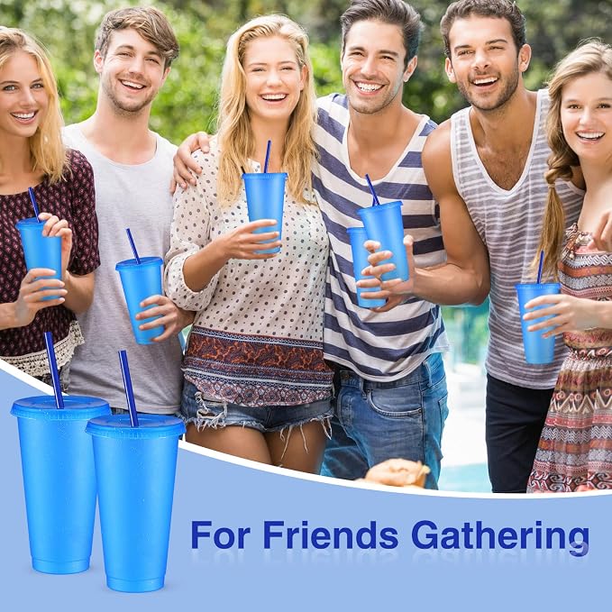 Amyhill 12 Pcs Reusable Glitter Cups - Image 6