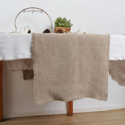 100% Pure Linen Table Runner 72 Inches Long-Super Thick Noble Cloth Dining by HSOFTIFY