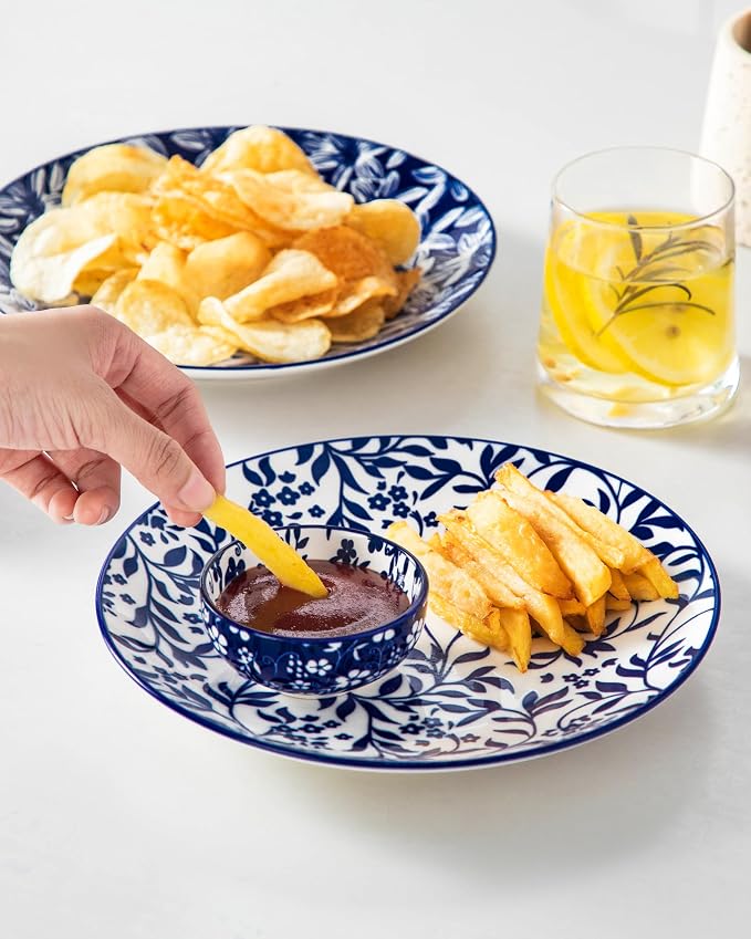 vancasso 2.7 Oz Ceramic Mini Dipping Bowls Set of 6, 3 Inch Small Dip Bowls - Image 7