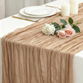 12 Pack Nude Cheesecloth Table Runner 120 Inch Boho Wedding Decor | Cheesecloth by Fixwal