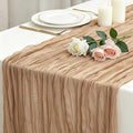 1 Pack Nude Cheesecloth Table Runner 120 Inch Boho Wedding Decor | Cheesecloth by Fixwal