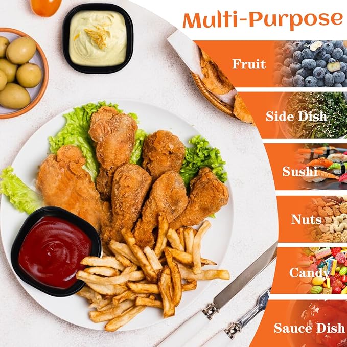 Wheat Straw Small Dishes Set of 6, 4.5oz Unbreakable Serving Dish & Sauce Dish - Image 3