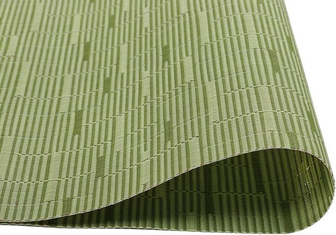 SHACOS Placemats Set of 4 Woven Vinyl Place Mats - Image 4
