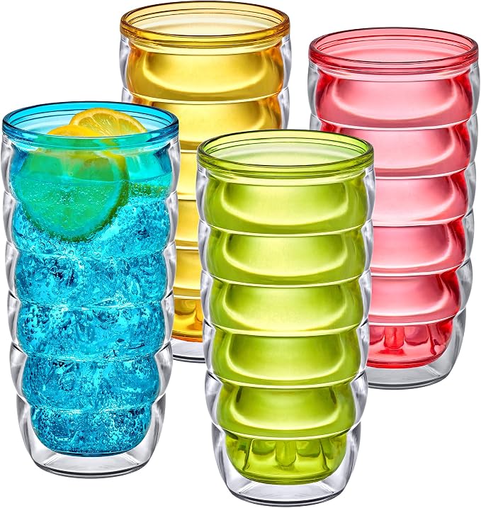 Amazing Abby - Arctic - 24-Ounce Insulated Plastic Tumblers, Double-Wall by AmazingAbby