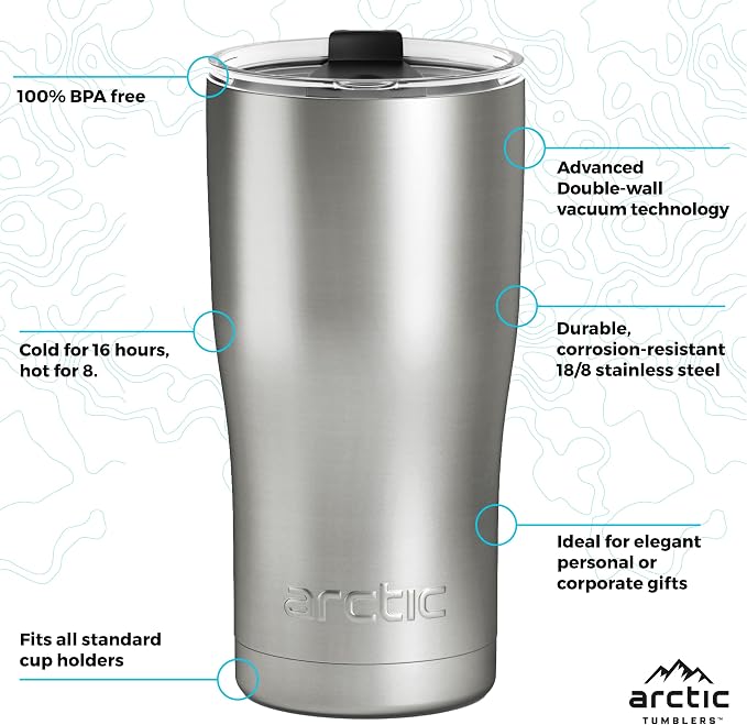 | 20 oz Matte Pink Insulated Tumbler - Image 6